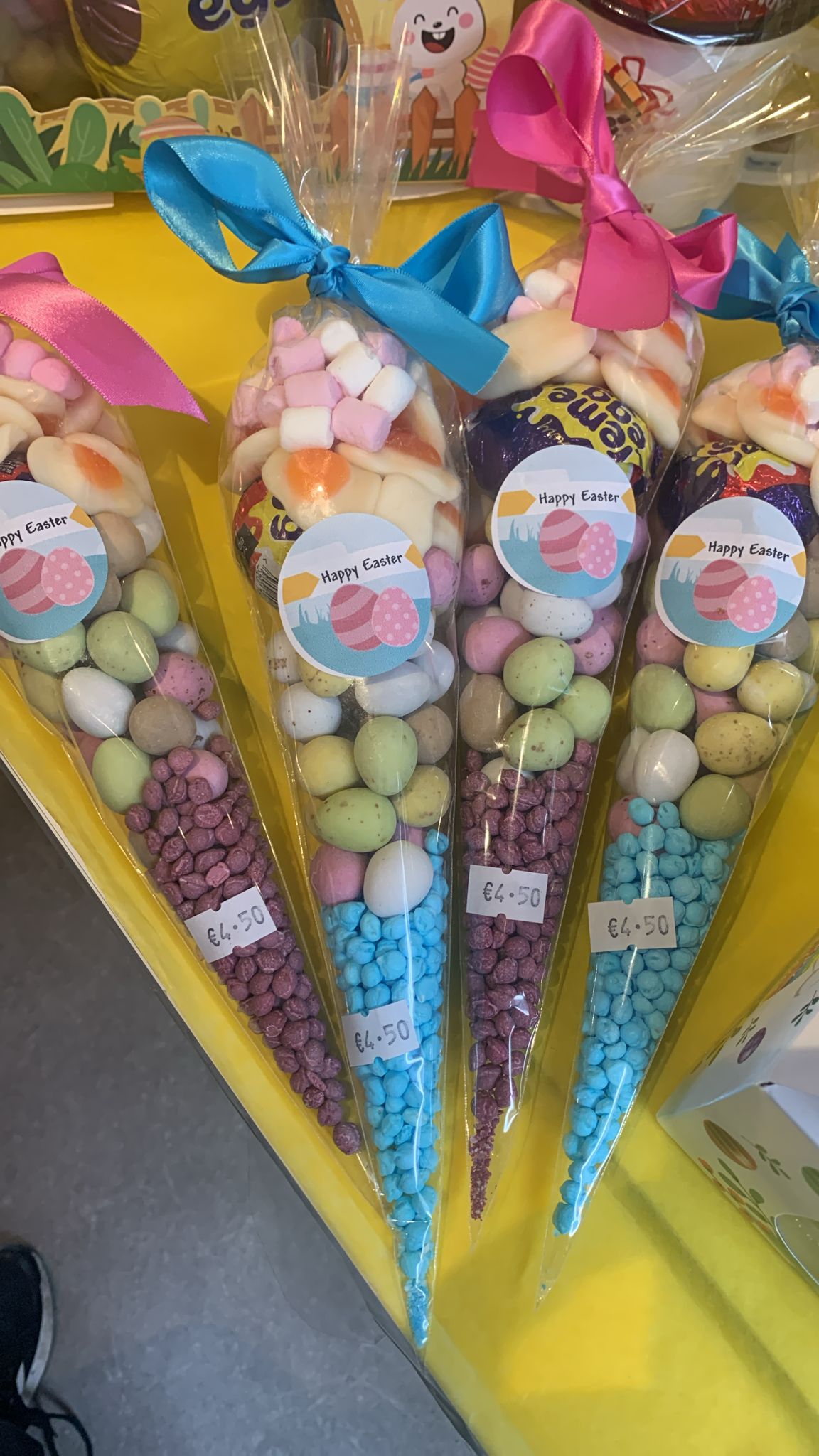Easter Sweet Filled Cone with Creme Egg