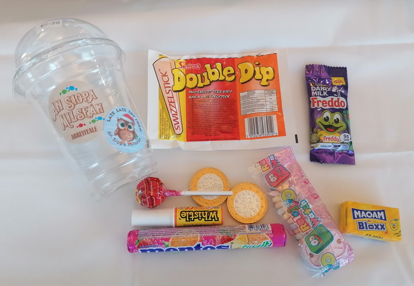 Late Late Toy Show Sweet Filled Plastic Cups