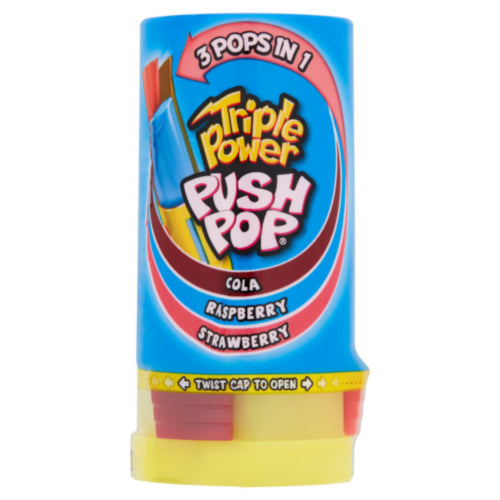 Topps Triple Power Push Pop Candy