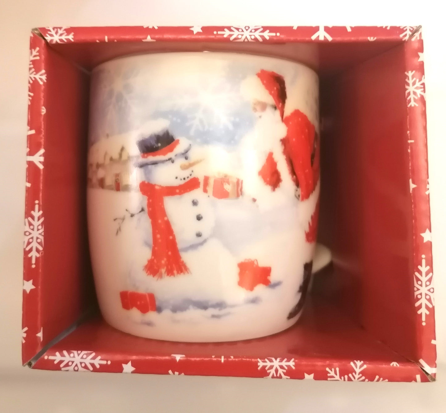 Adult Christmas Mug with hot chocolate