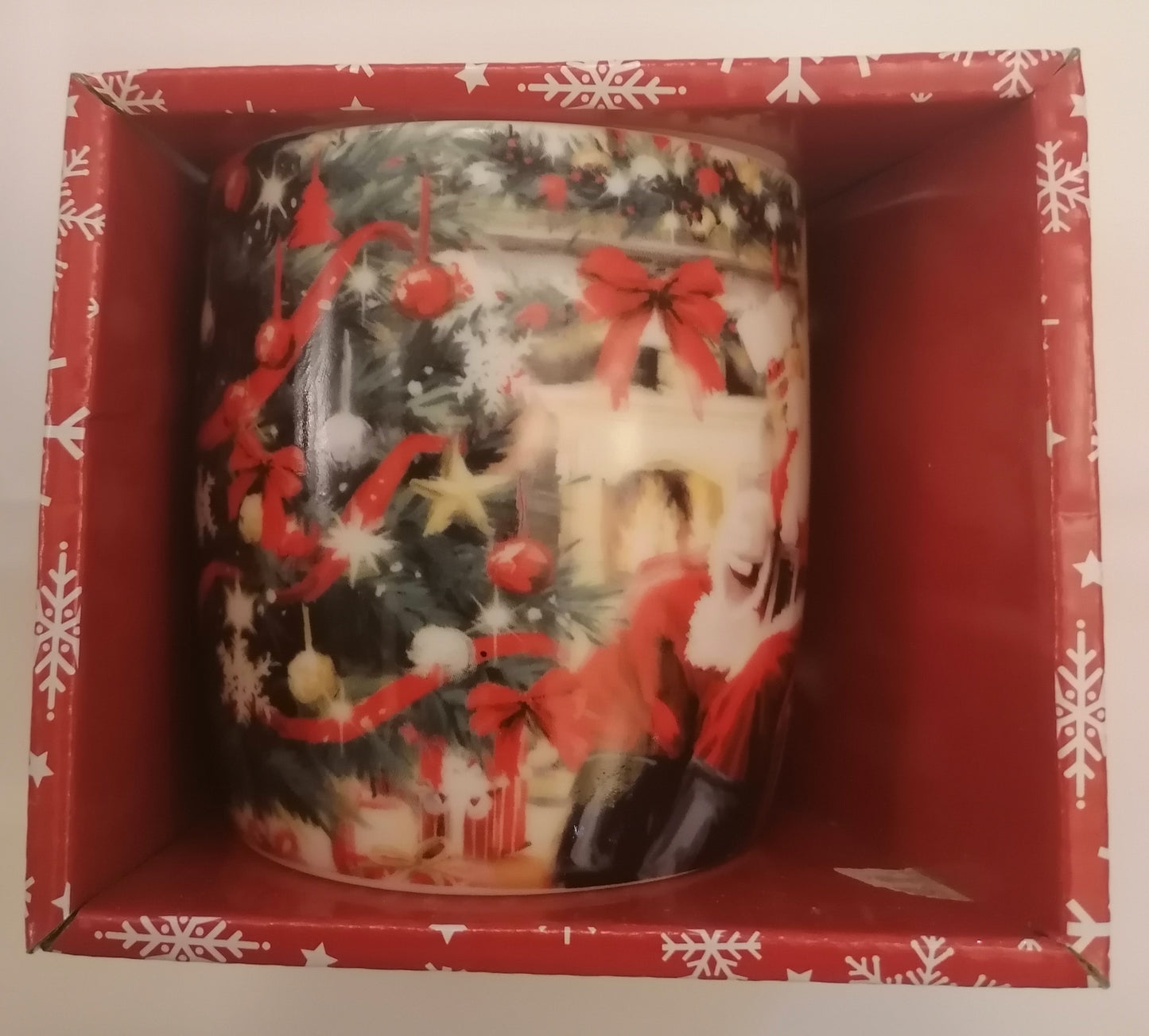 Adult Christmas Mug with hot chocolate