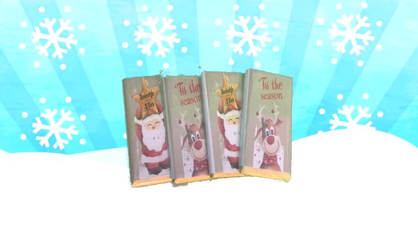 Christmas Chocolate Bars