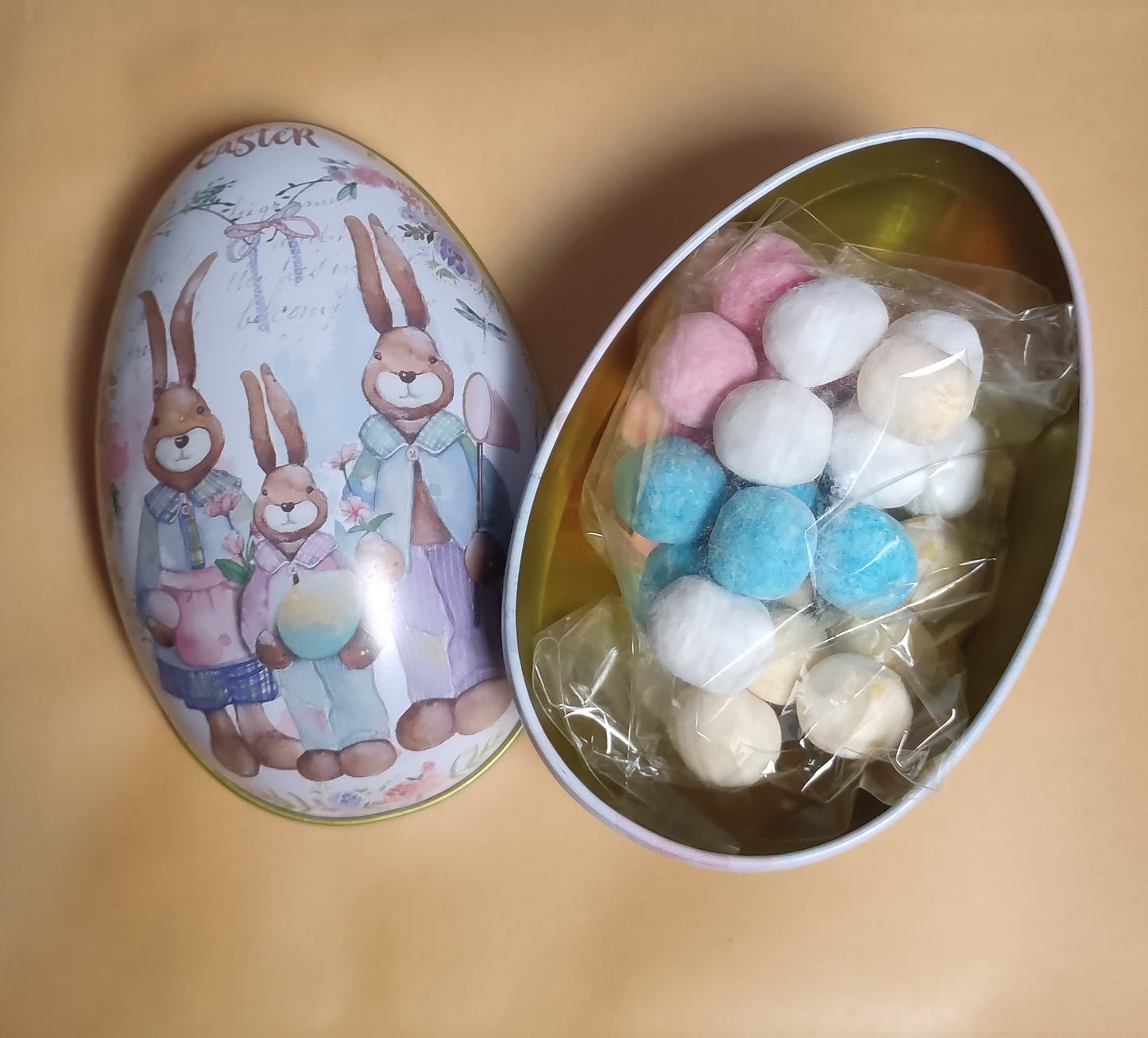 Traditional Tin Eggs and treats