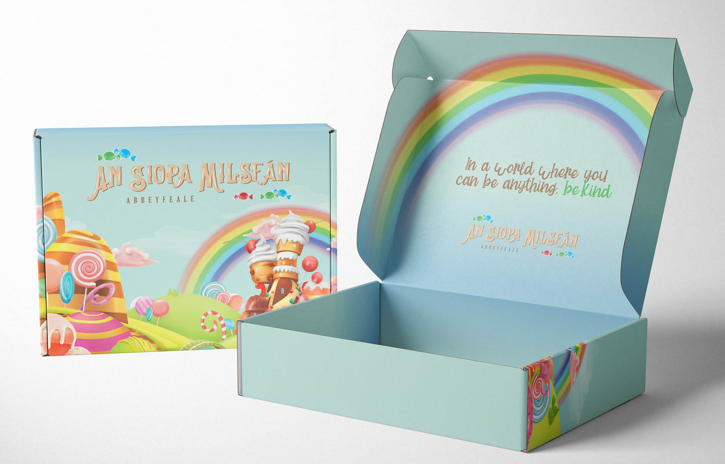 Personalised Rainbow Hamper Box
