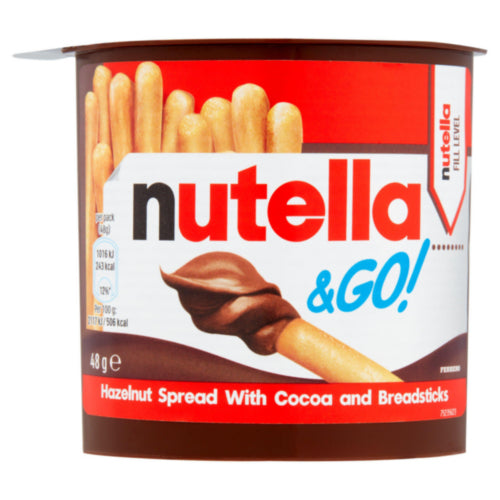 Nutella & Go Hazelnut & Chocolate Spread with Bread Sticks