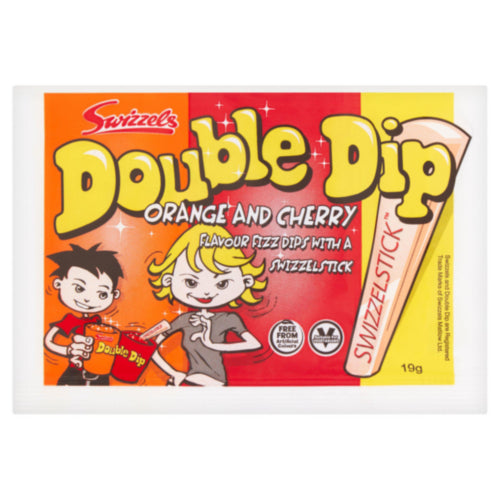 Swizzels Double Dip Orange & Cherry